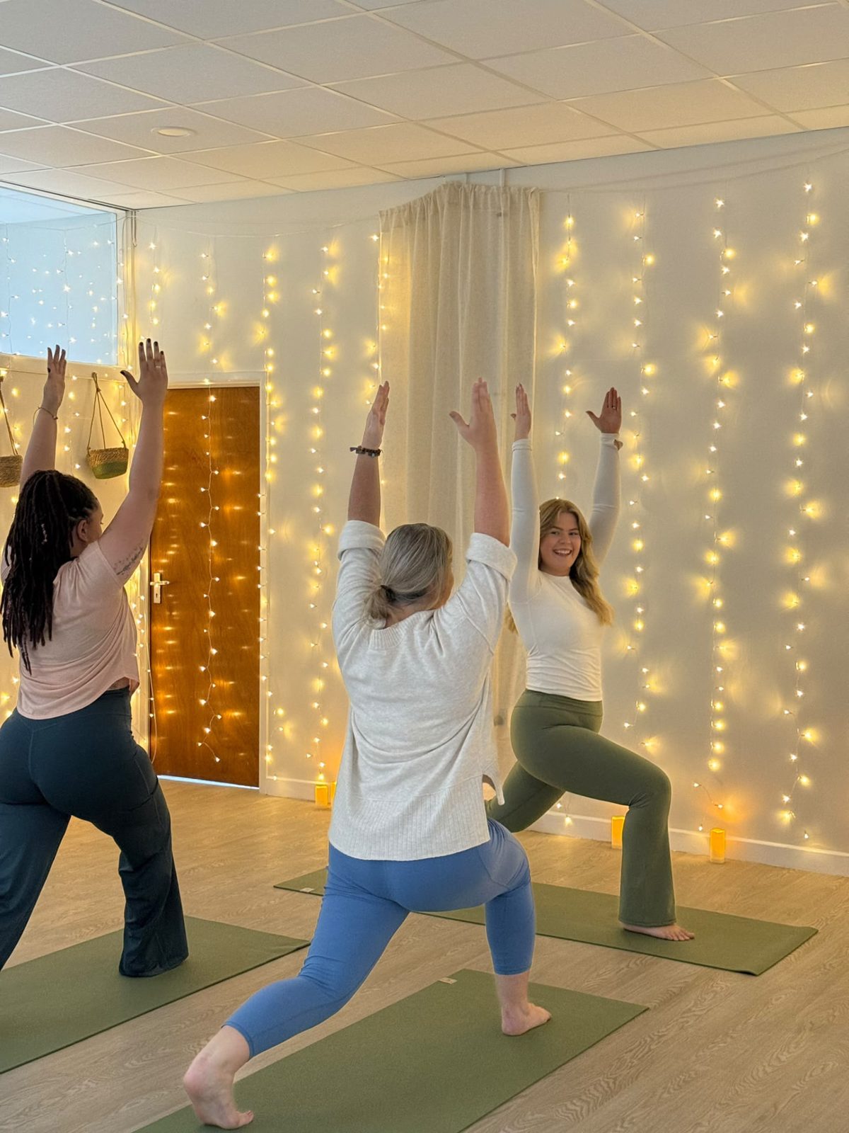 Members practising Mat Pilates together at RESET Ruthin